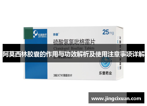 阿莫西林胶囊的作用与功效解析及使用注意事项详解